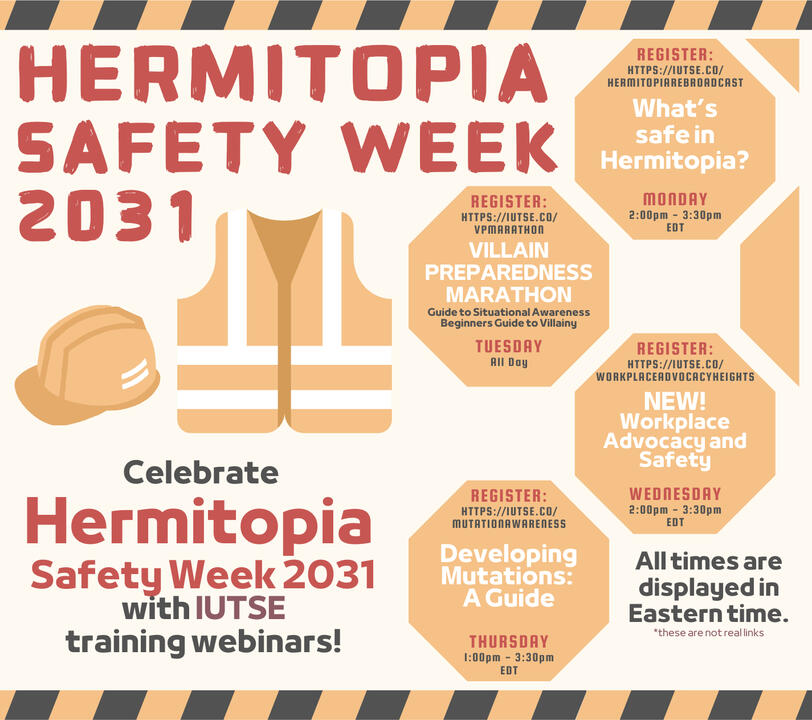 fake safety week graphic